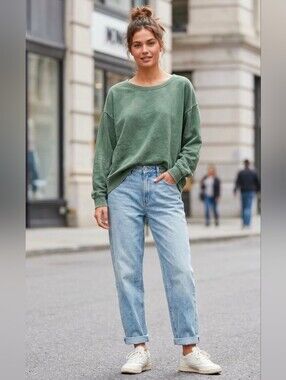 AERIE Oversized Crew Neck Sweatshirt